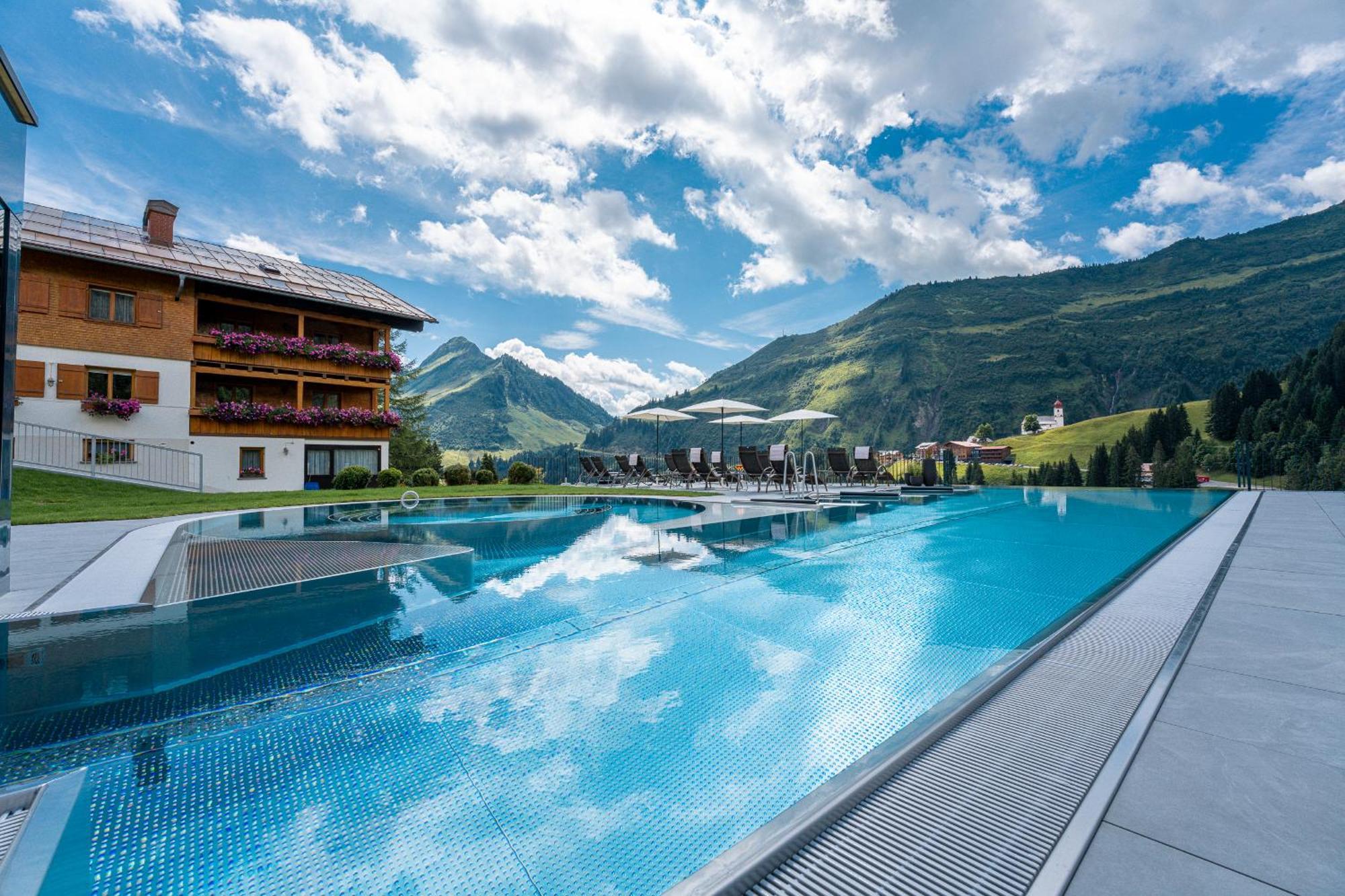 Hotel Alpenblume Damüls Exterior foto